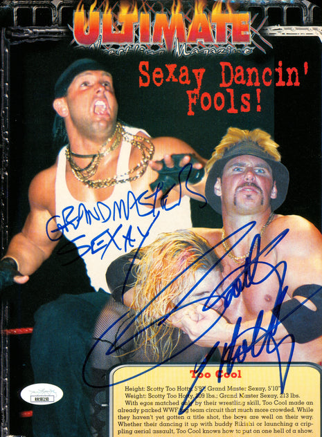 Brian Christopher & Scotty 2 Hotty signed Magazine Page (w/ JSA)