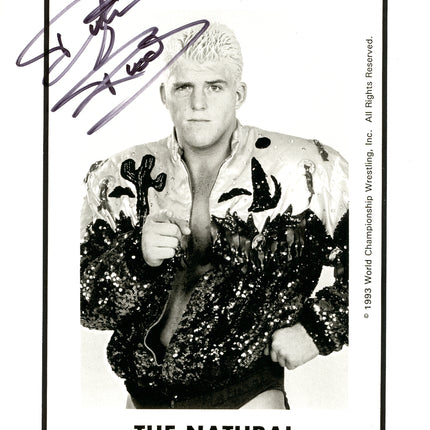 Dustin Rhodes signed 8.5x11 Photo
