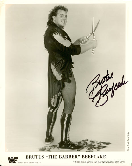 Brutus Beefcake signed 8x10 Photo