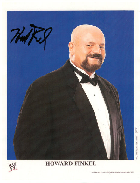 Howard Finkel signed 8x10 Photo