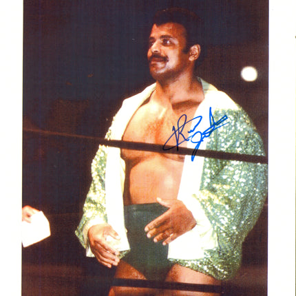 Rocky Johnson signed 8x10 Photo
