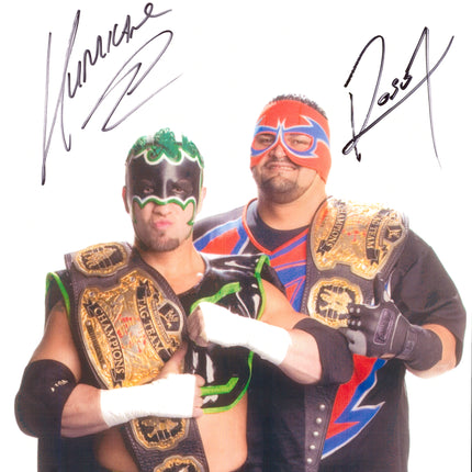 Rosey & Hurricane dual signed 8x10 Photo