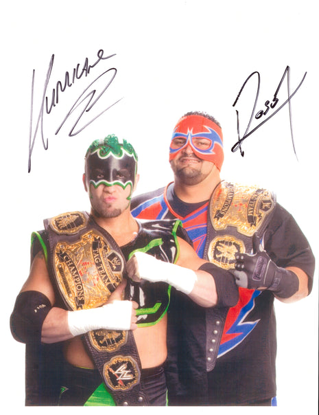 Rosey & Hurricane dual signed 8x10 Photo