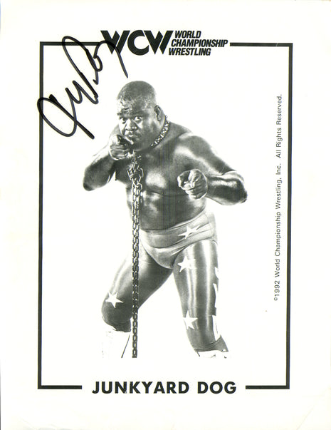 Junkyard Dog signed 8x10 Photo