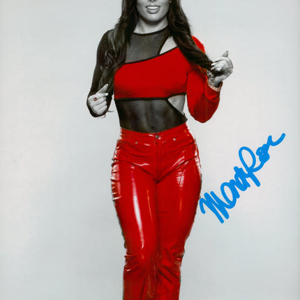 Mandy Rose signed Metallic 8x10 Photo (w/ JSA)