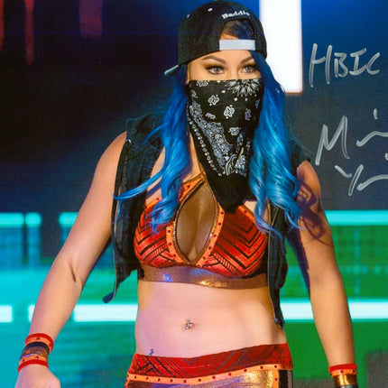Mia Yim signed Metallic 8x10 Photo