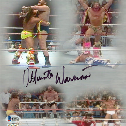 Ultimate Warrior signed 8x10 Photo (w/ Beckett)