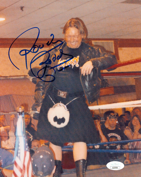 Rowdy Roddy Piper signed 8x10 Photo (w/ JSA)