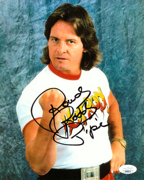 Rowdy Roddy Piper signed 8x10 Photo (w/ JSA)