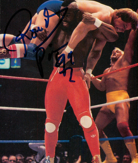 Rowdy Roddy Piper signed 4.5x6 Photo (w/ JSA)