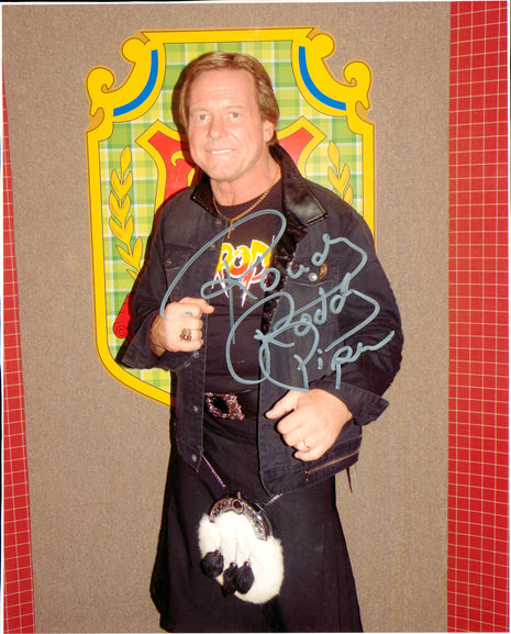 Rowdy Roddy Piper signed 8x10 Photo