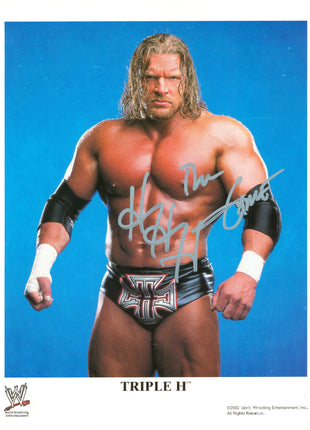 Triple H signed 8x10 Photo