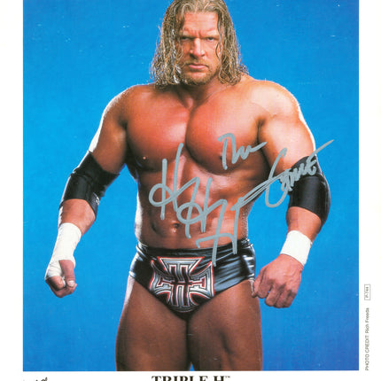 Triple H signed 8x10 Photo