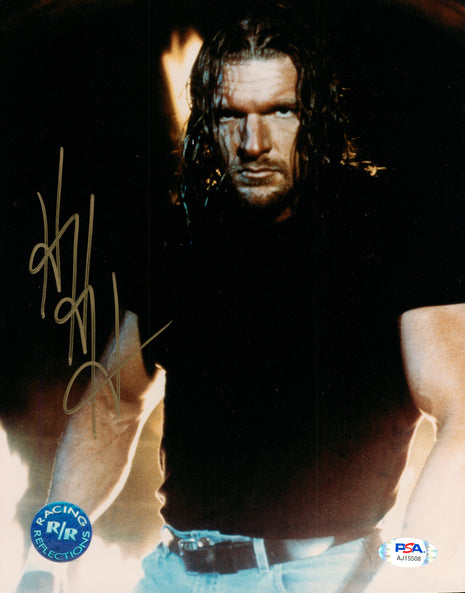 Triple H signed 8x10 Photo (w/ PSA)