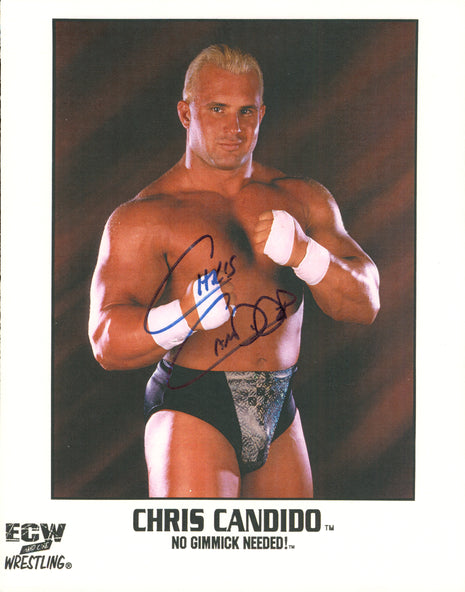 Chris Candido signed 8x10 Photo