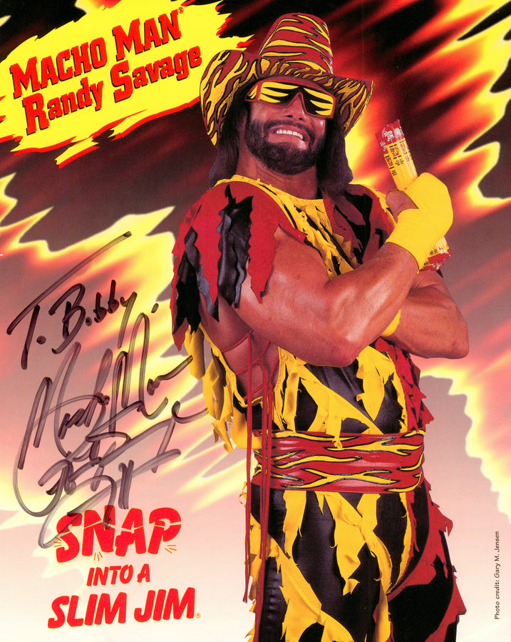 Macho Man Randy Savage signed 8x10 Photo – Signed By Superstars