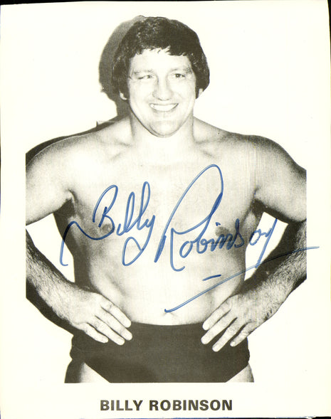 Billy Robinson signed 8x10 Photo