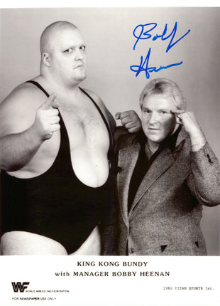 Bobby Heenan signed 8x10 Photo