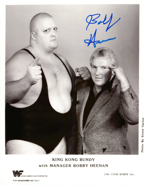 Bobby Heenan signed 8x10 Photo