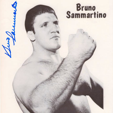 Bruno Sammartino signed 8x10 Photo