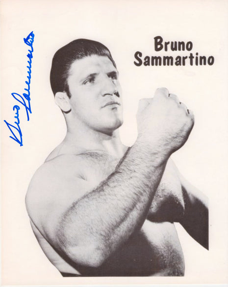 Bruno Sammartino signed 8x10 Photo