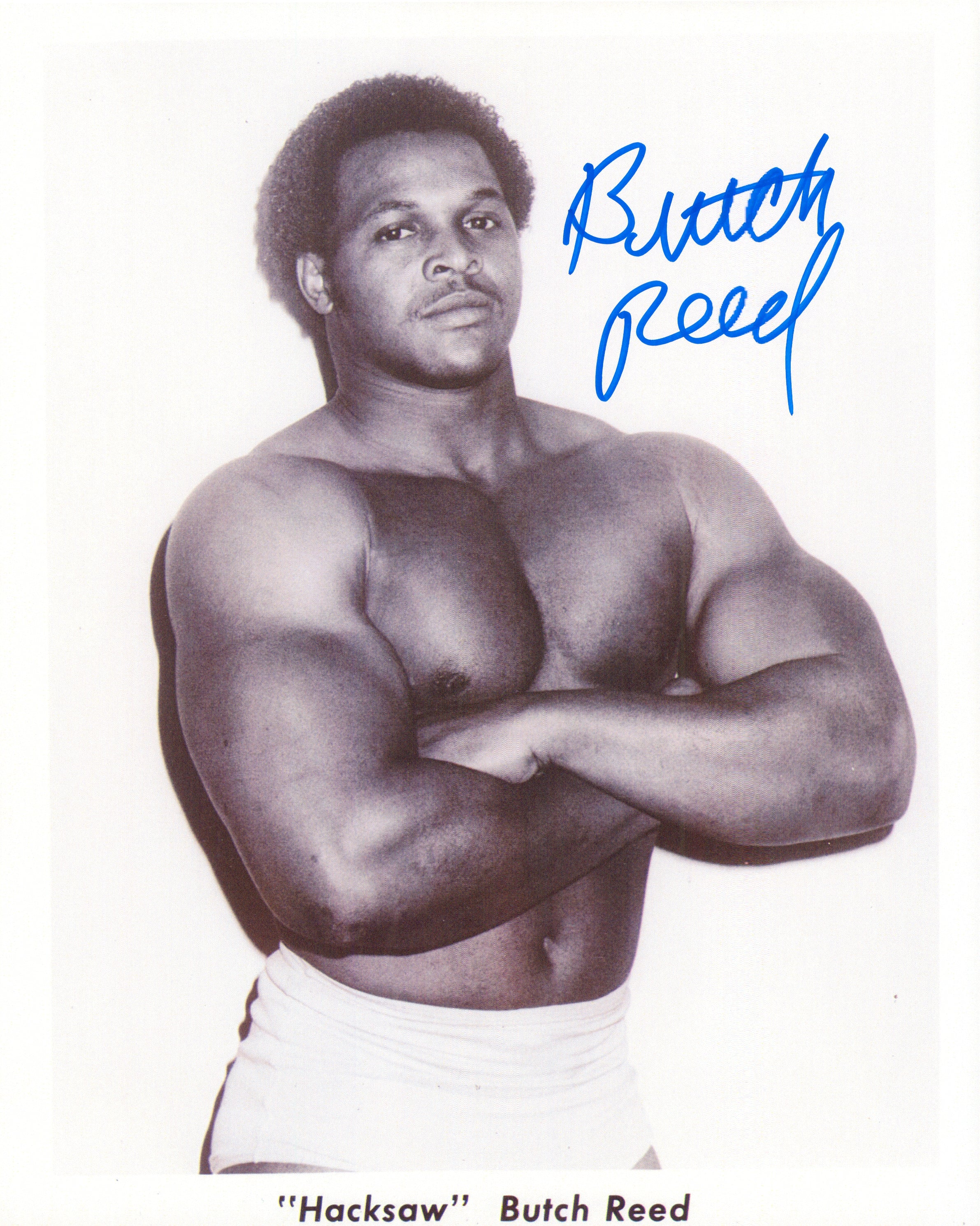 Butch Reed signed 8x10 Photo – Signed By Superstars