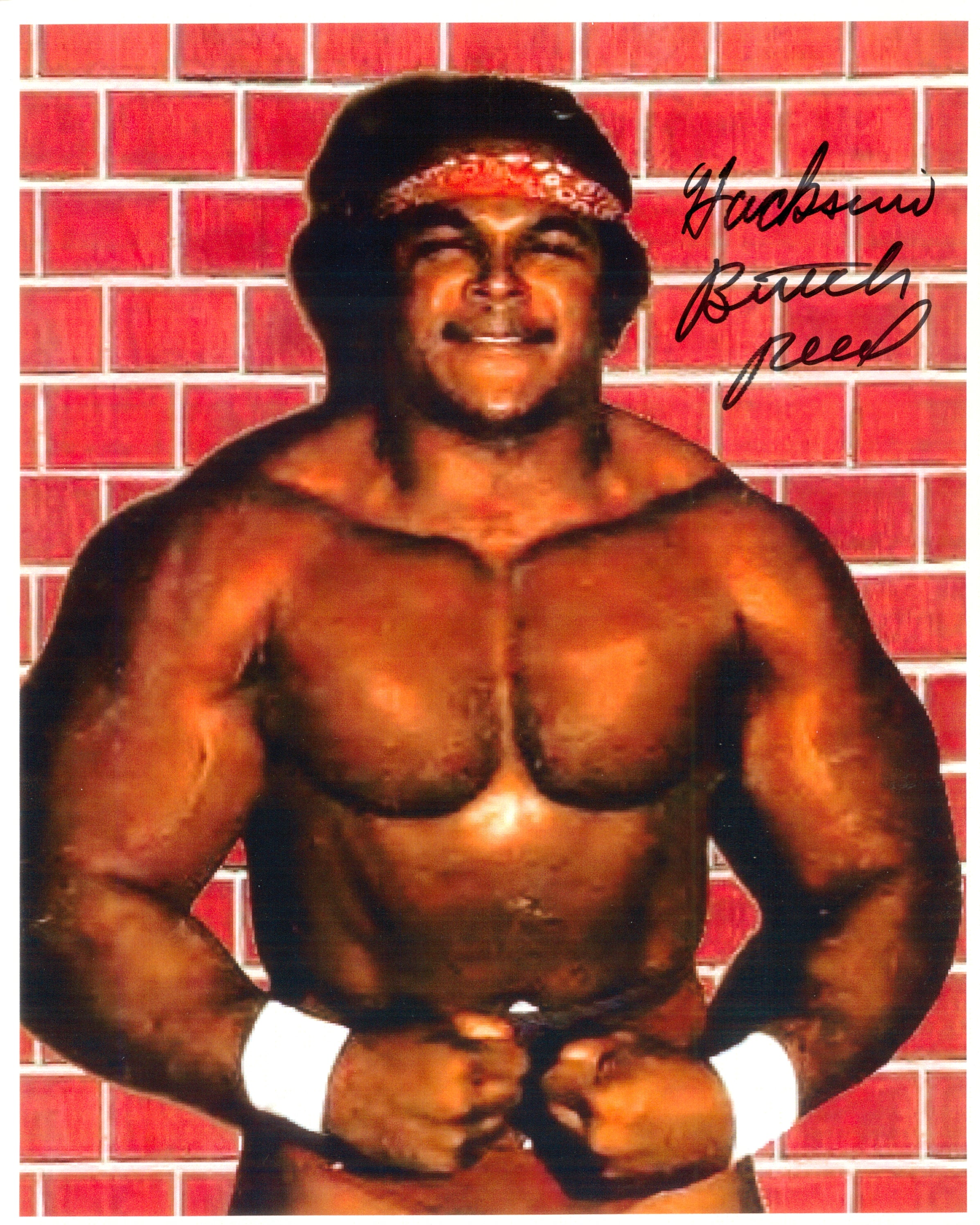 Butch Reed signed 8x10 Photo – Signed By Superstars