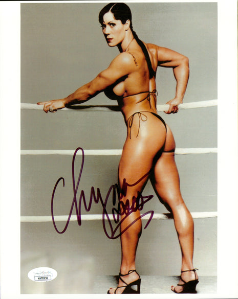 Chyna signed 8x10 Photo (w/ JSA)