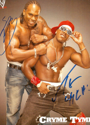 Cryme Tyme dual signed 8x10 Photo