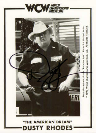 Dusty Rhodes signed 8x10 Photo