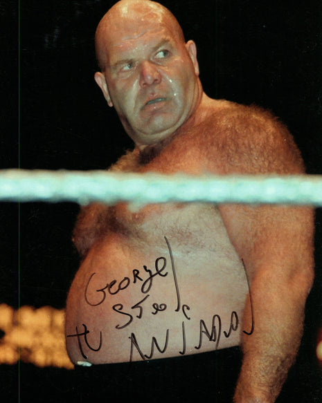 George Steele signed 8x10 Photo