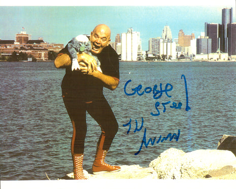 George Steele signed 8x10 Photo