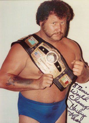 Harley Race signed 8x10 Photo