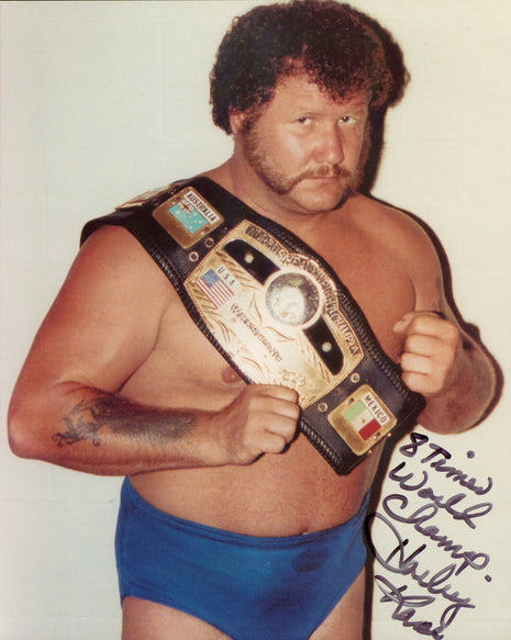 Harley Race signed 8x10 Photo