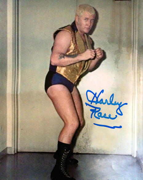 Harley Race signed 8x10 Photo