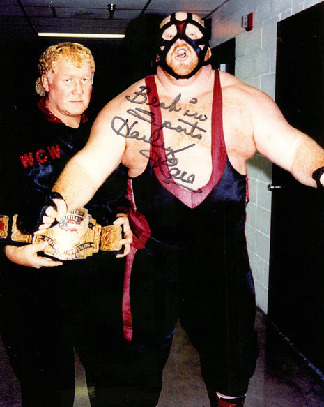 Harley Race signed 8x10 Photo