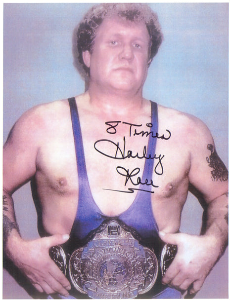 Harley Race signed 8x10 Photo