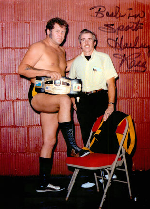Harley Race signed 8x10 Photo