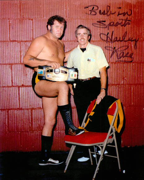 Harley Race signed 8x10 Photo