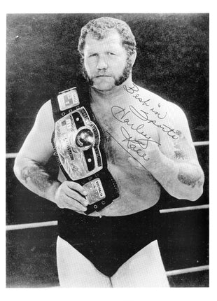 Harley Race signed 8x10 Photo