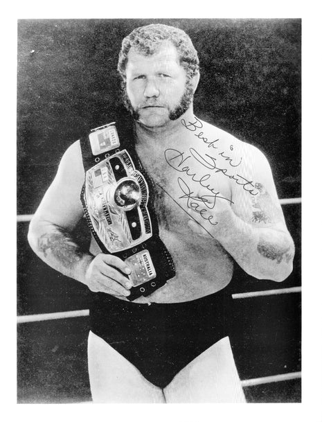 Harley Race signed 8x10 Photo