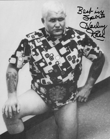 Harley Race signed 8x10 Photo