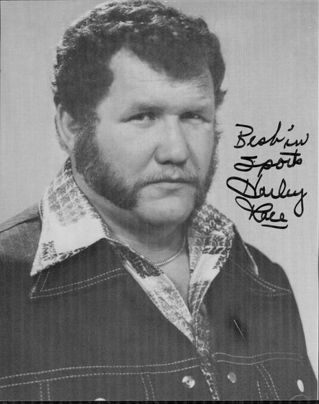 Harley Race signed 8x10 Photo