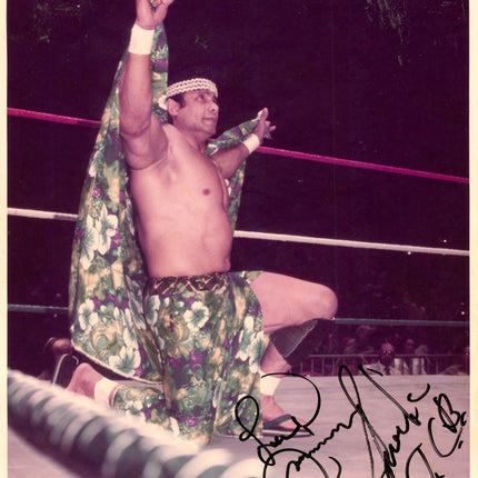 Jimmy Snuka signed 8x10 Photo