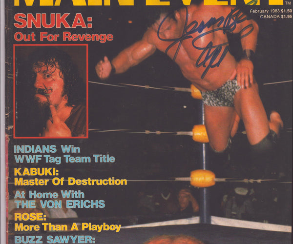 Lou Lou WWF WWE Official Program #132 (British Bulldogs, Captain