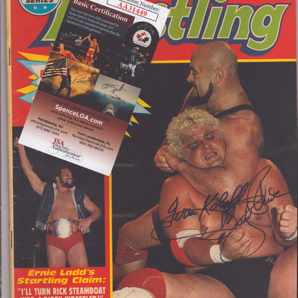 Dusty Rhodes & Ivan Koloff signed Inside Wrestling Magazine July 1979 (w/ JSA)