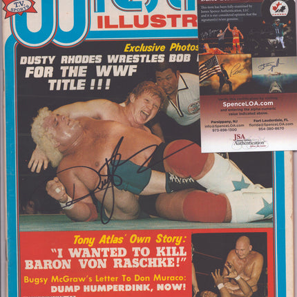 Dusty Rhodes Pro Wrestling Illustrated Magazine December 1980 (w/ JSA)