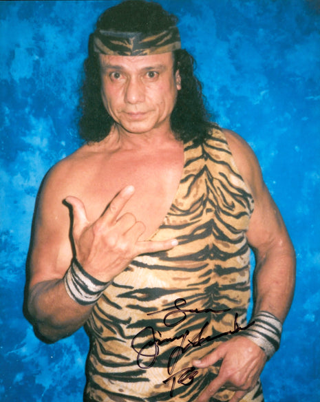 Jimmy Snuka signed 8x10 Photo