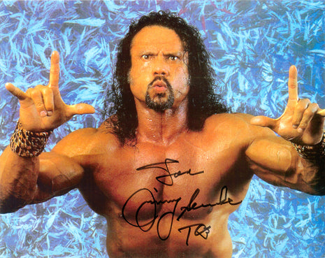 Jimmy Snuka signed 8x10 Photo