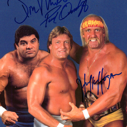 Paul Orndorff, Hulk Hogan & Don Muraco triple signed 8x10 Photo (w/ PSA)